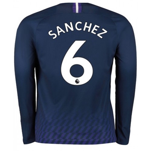 Tottenham Hotspur Fodboldtrøjer SANCHEZ 6 Udebanesæt 2019/20 Langærmet Tottenham Hotspur Fodboldtrøjer SANCHEZ 6 Udebanesæt 2019/20 Langærmet